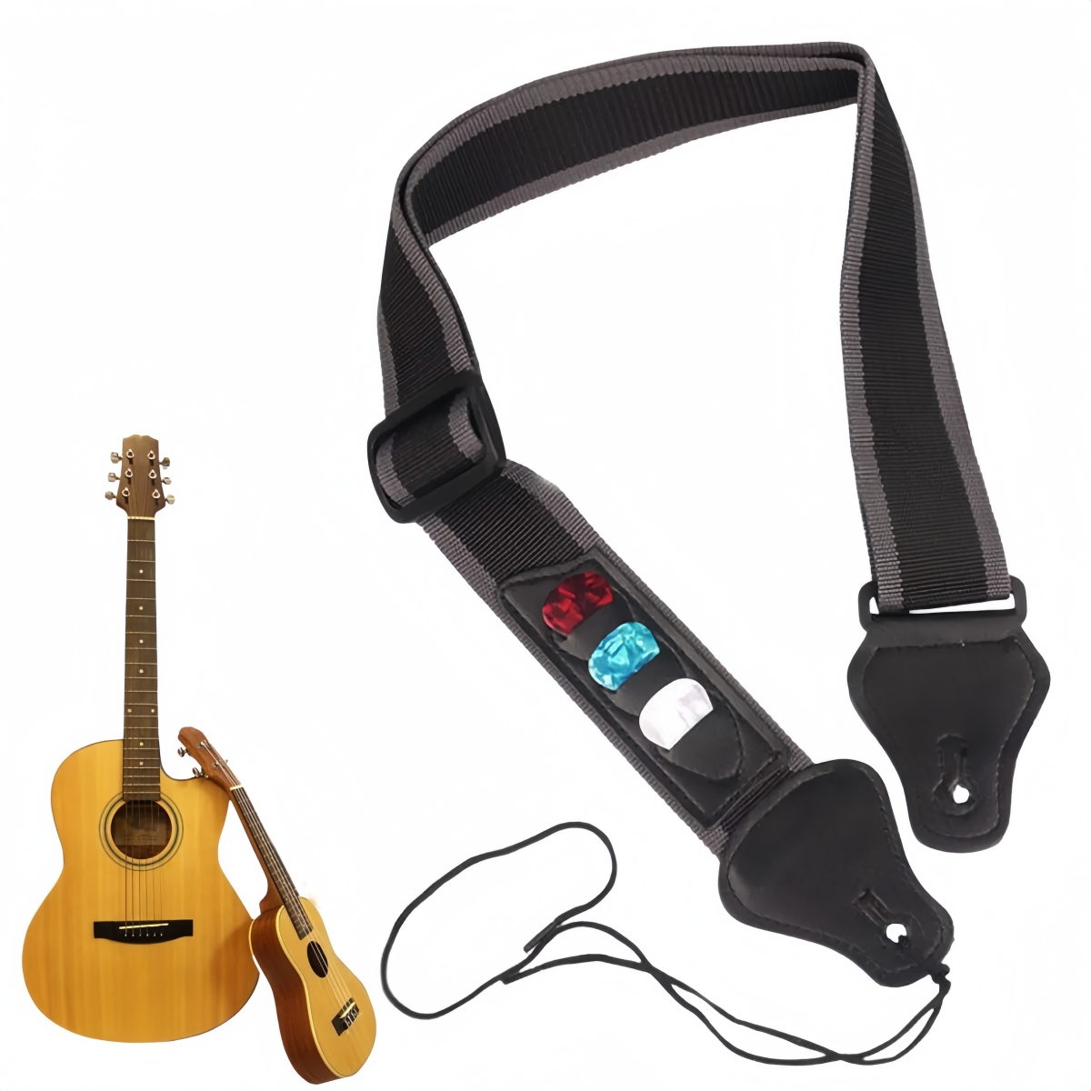 Acoustic Guitar Dreadnought - Ремешок для гитары Miwayer из искусственной