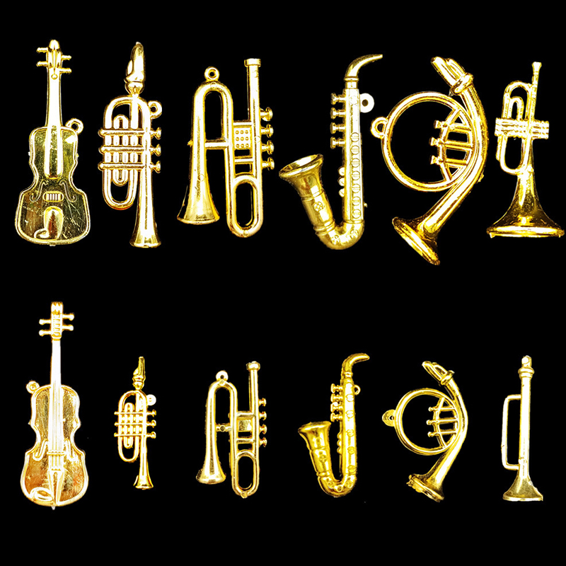 Musical Instrument ____ - 5/10/20 шт. в ассортименте, золотистые миниатюрные