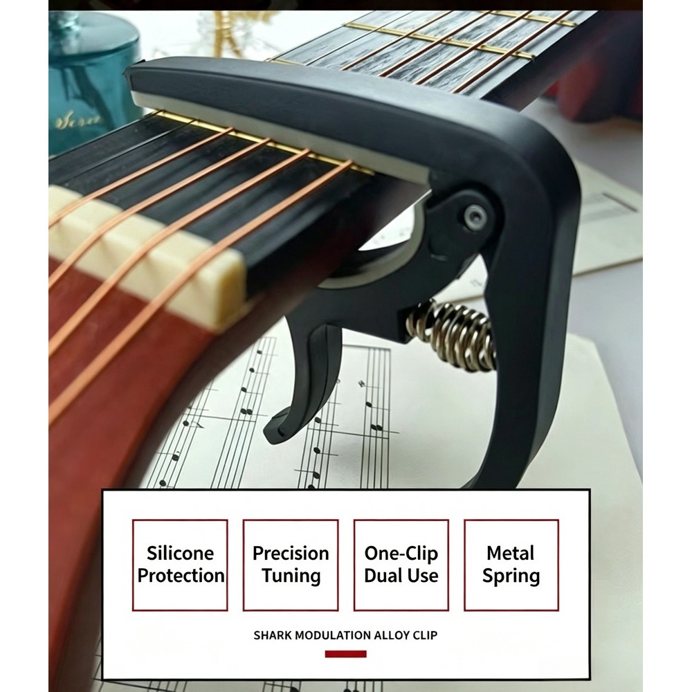 Acoustic Guitar Dreadnought - Каподастр для гитары 2 в 1
