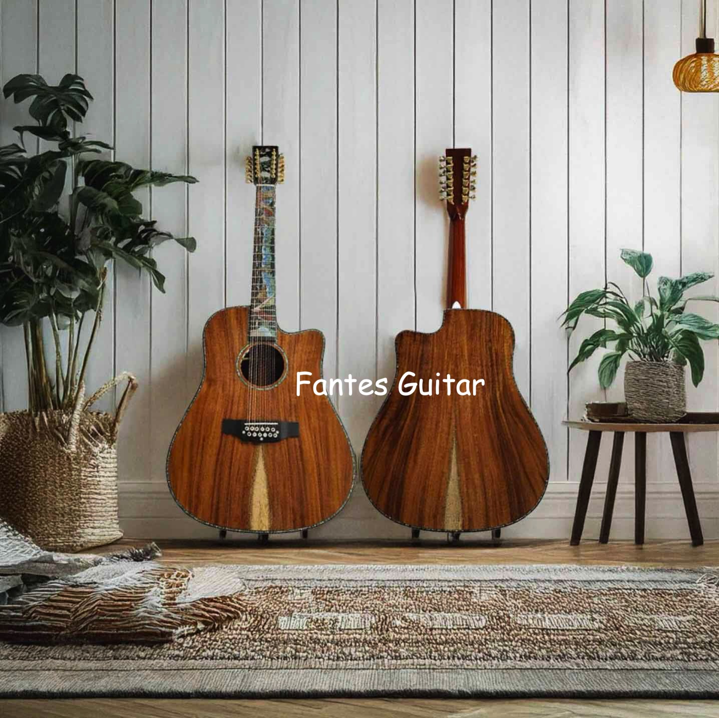 Acoustic Guitar Dreadnought - Акустическая электрогитара Custom Deluxe ручной работы