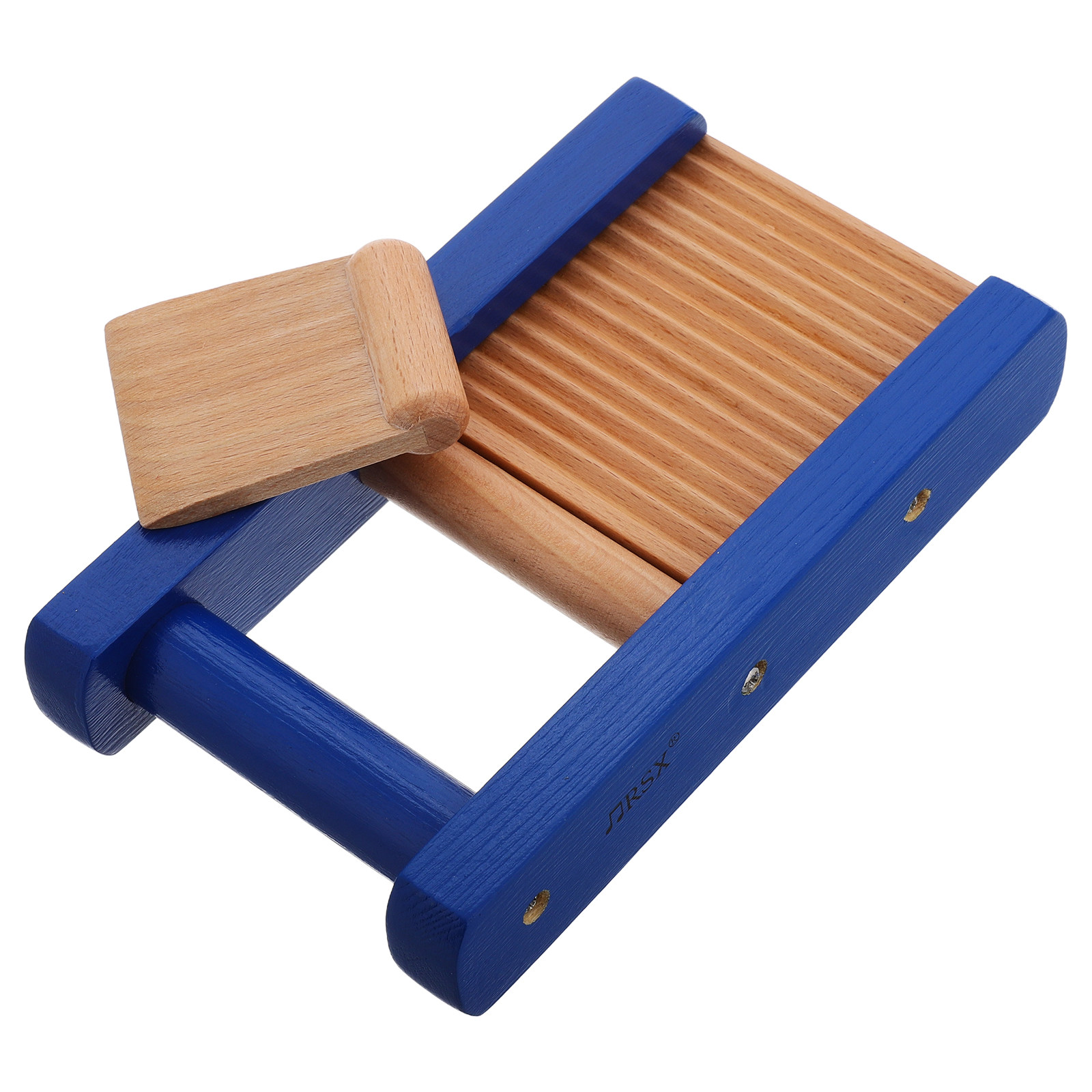 Musical Instrument I Play - Деревянная скребковая доска, синяя, для раннего