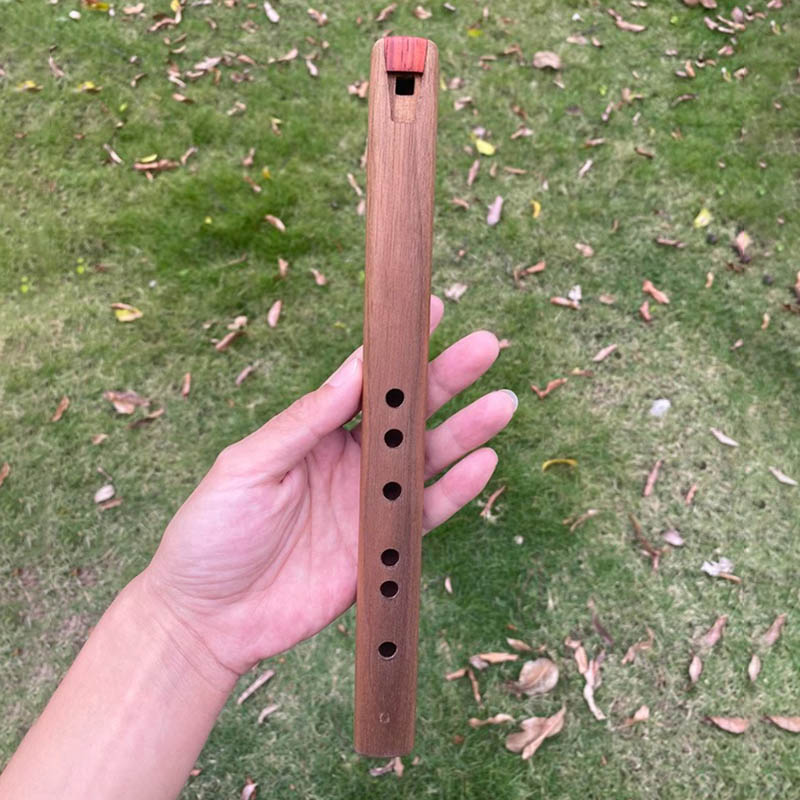 Wooden Flute Native - 6-луночная короткая флейта G-ключ, деревянная профессиональная