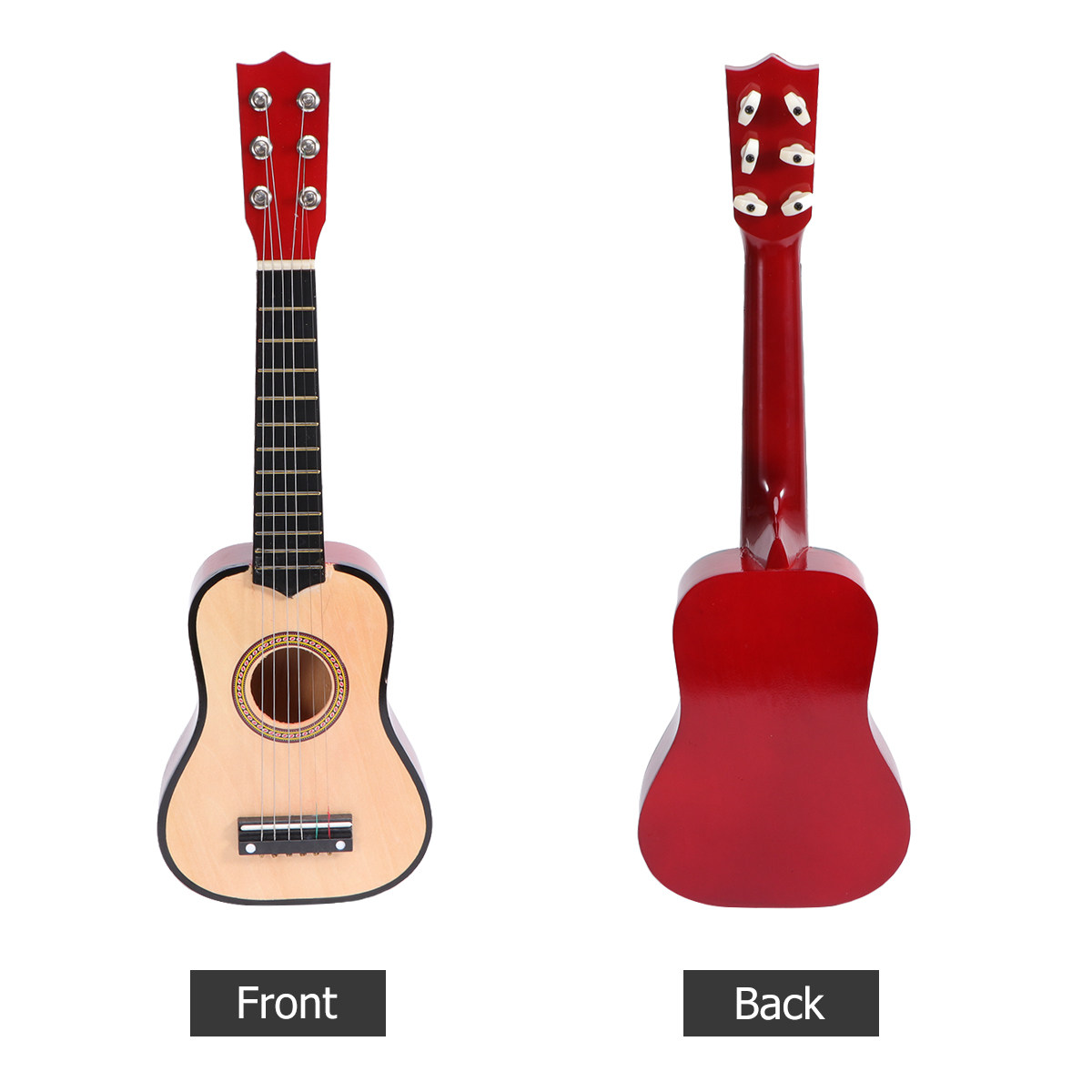 Musical Instrument I Play - 21-дюймовая акустическая гитара для детей, деревянный
