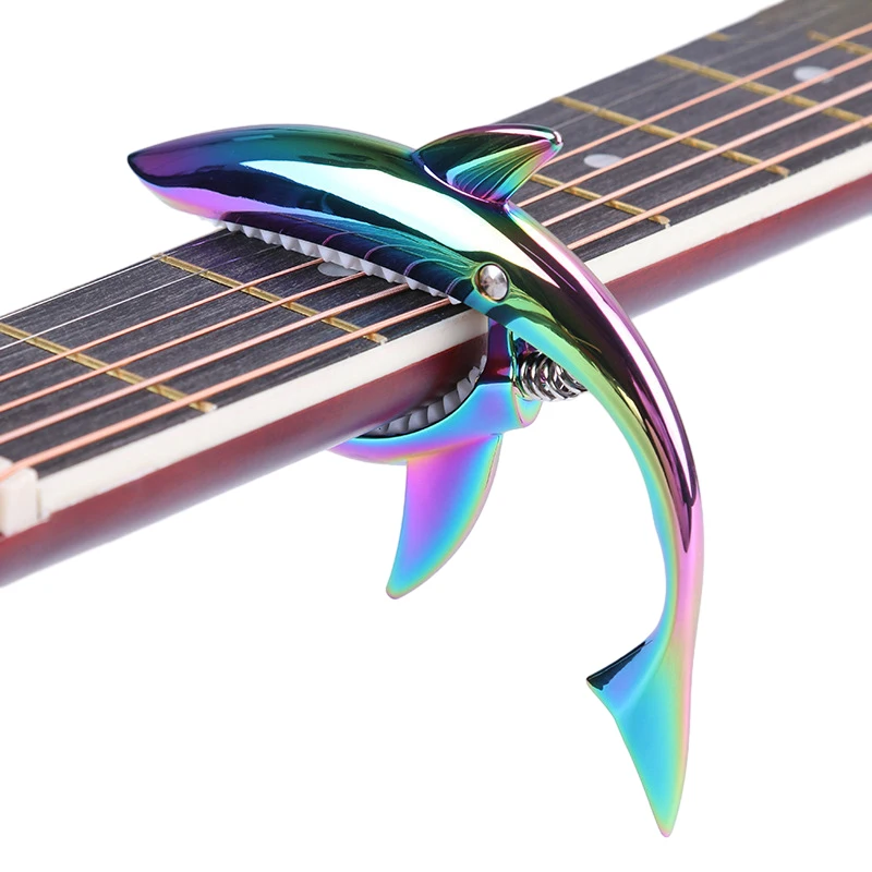 Acoustic Guitar Dreadnought - Металлический капо для гитары Metal Shark