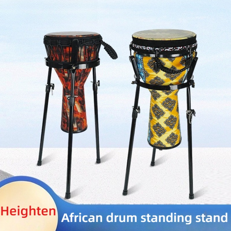 Musical Instrument Djembe - Увеличенная подставка для африканских барабанов, регулируемая,