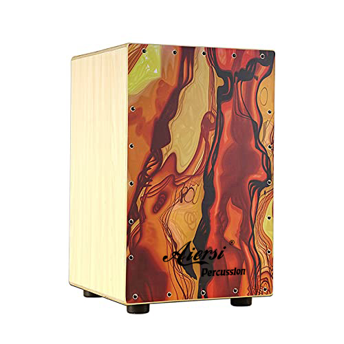 Cajon Box Drum - Цветной деревянный кахон (барабан-коробка) для оркестра,
